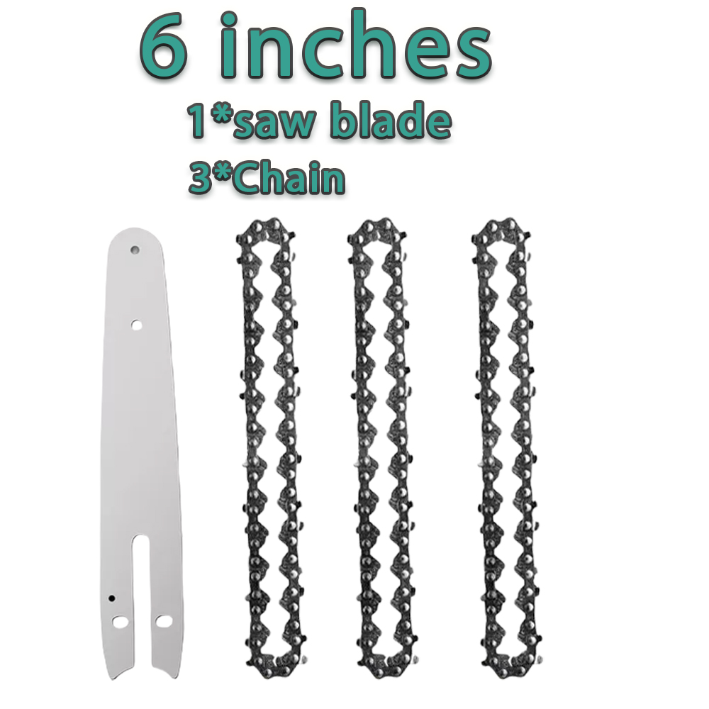 Gardening Tools Guide - เลื่อยลูกโซ่ไฟฟ้าโซ่แผ่น MINI STEEL Chainsaw CHAIN สวนเครื่องมืออุปกรณ์เสริมใบมีดเปลี่ยนชุด