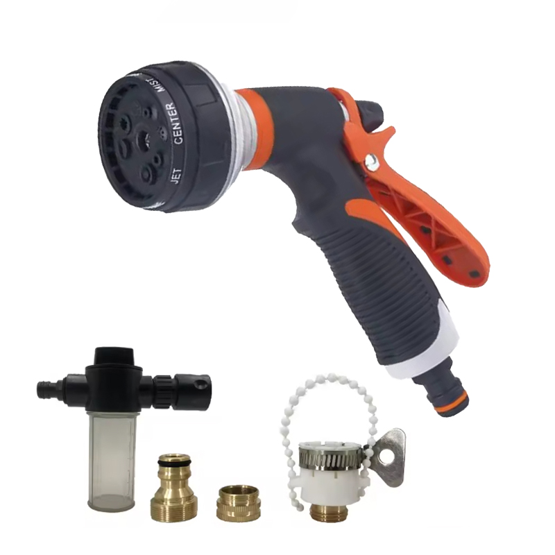 Gardening Tools Best - ปืนฉีดน้ำแรงดันสูงสำหรับล้างรถขายดี หัวฉีดสายยางอเนกประสงค์ เครื่องมือรดน้ำสวนอเนกประสงค์ อุปกรณ์ล้างรถทรงพลัง