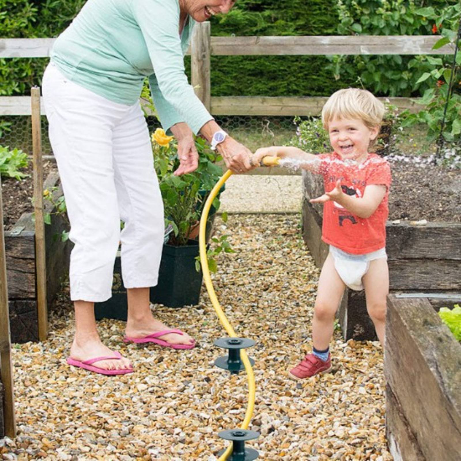 Gardening Tools Guide - ตัวนำสายยางรดน้ำแบบเสียบ ติดตั้งง่าย อุปกรณ์สำหรับสวน ป้องกันสายงอ ปกป้องหญ้าสำหรับสนามหญ้า