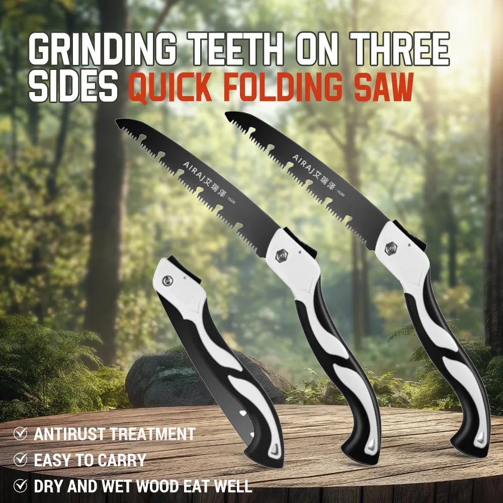 Garden Hand Trowel - เลื่อยมือพับได้อเนกประสงค์สำหรับงานตัดไม้กลางแจ้ง เลื่อยพับพกพาสำหรับงานไม้ เครื่องมือทำสวนและตัดแต่งกิ่งไม้