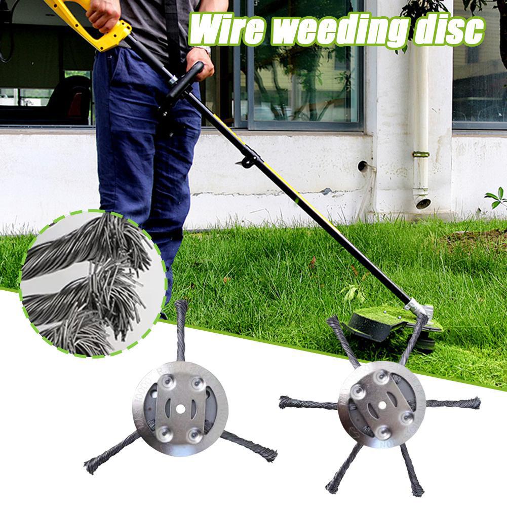 Gardening Tools Gift Set - หัวตัดแปรงสากล 6/3 หัวล้อลวดเหล็กทริมเมอร์สนามหญ้าวัชพืชสวน