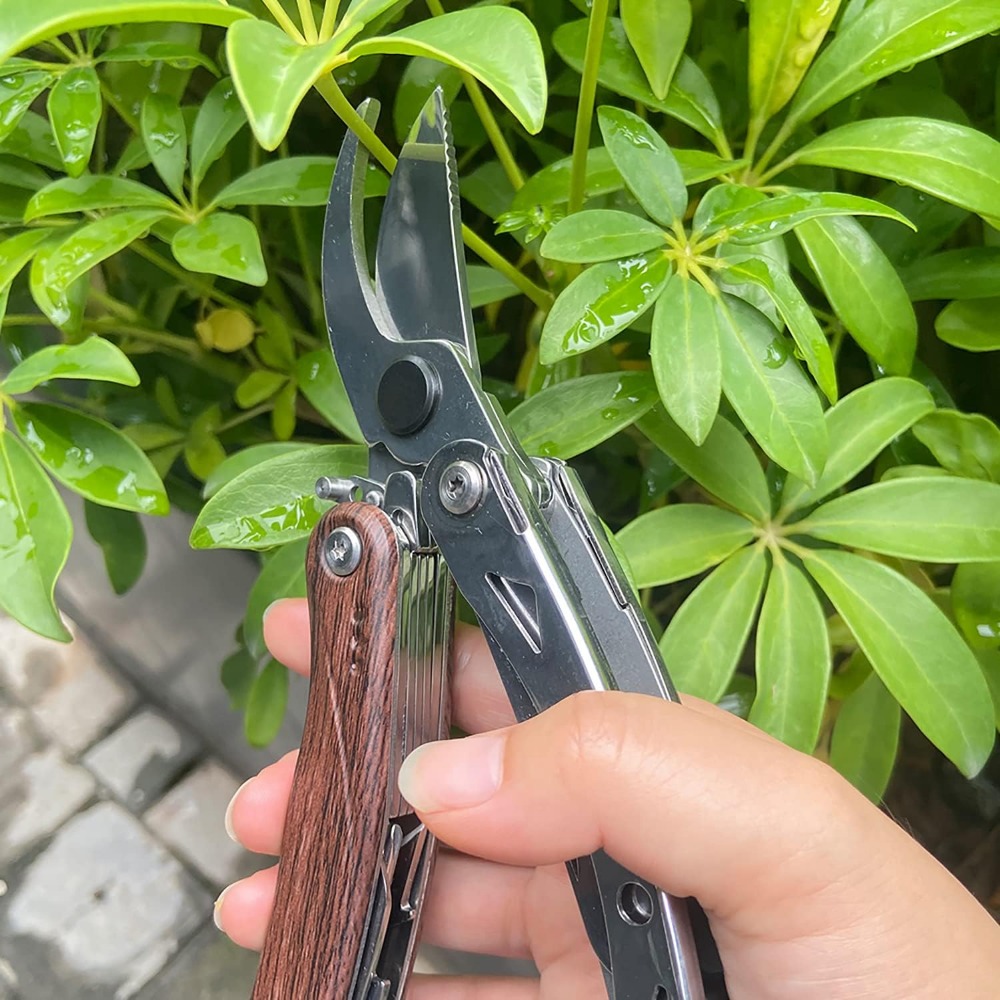 Garden Hand Trowel - ชุดเครื่องมือทำสวน 6 in 1 สำหรับตัดกิ่งสด กรรไกรตัดแต่งกิ่งพร้อมเลื่อย