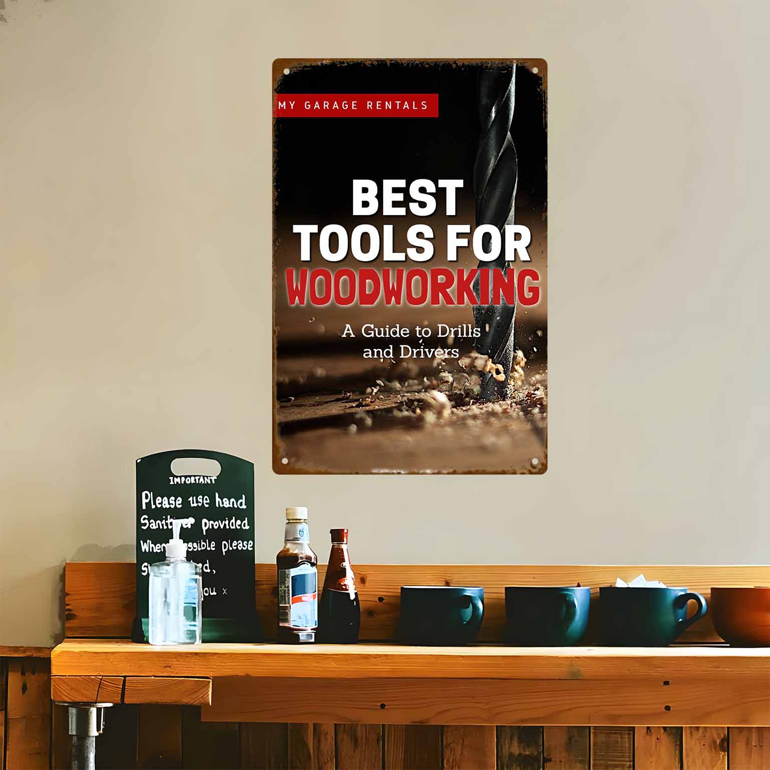 ป้ายโลหะติดผนัง 2 มิติ 1 ชิ้น  - Gardening Tools Best บทวิจารณ์และราคา