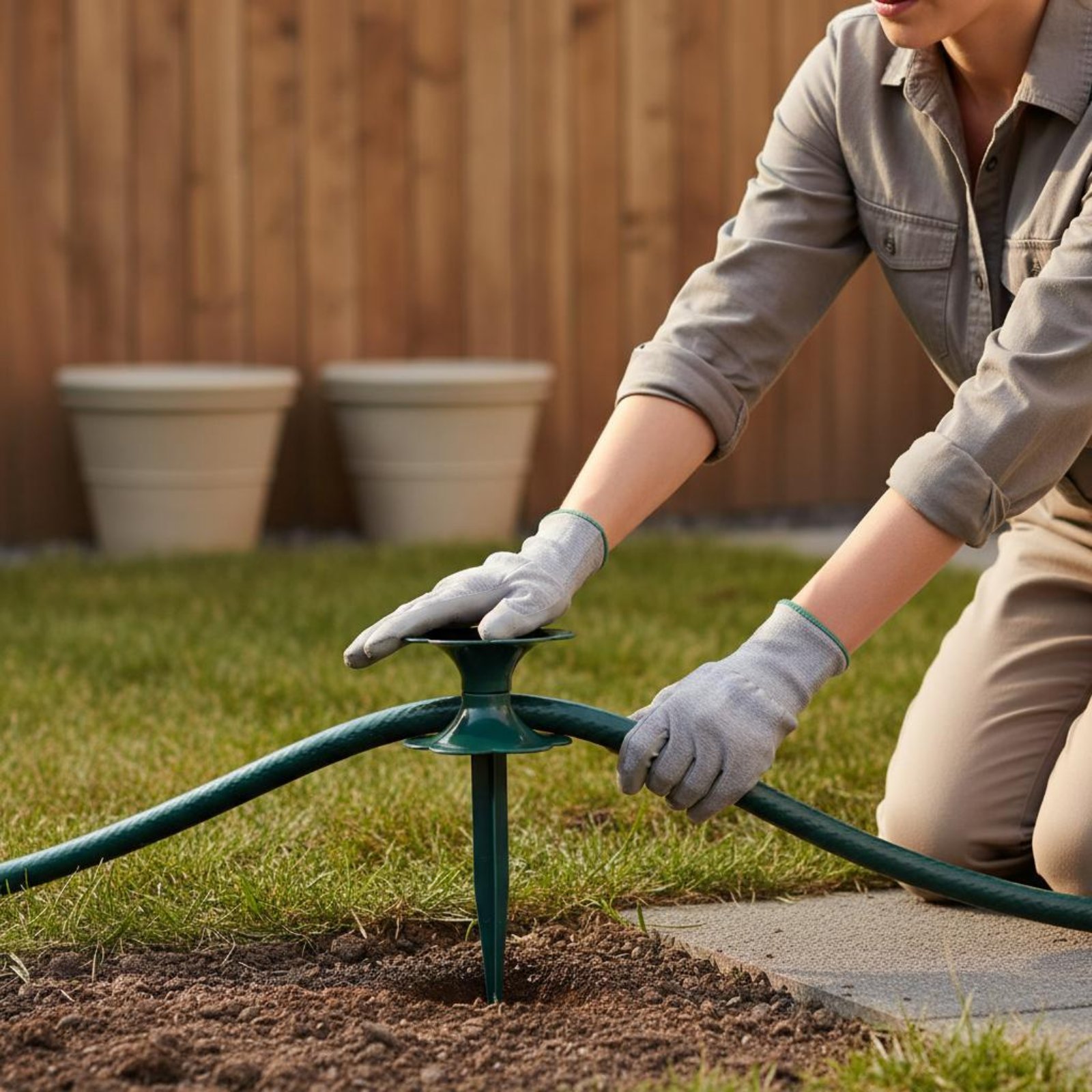 ตัวนำสายยางรดน้ำแบบเสียบ ติดตั - Gardening Tools Guide บทวิจารณ์และราคา