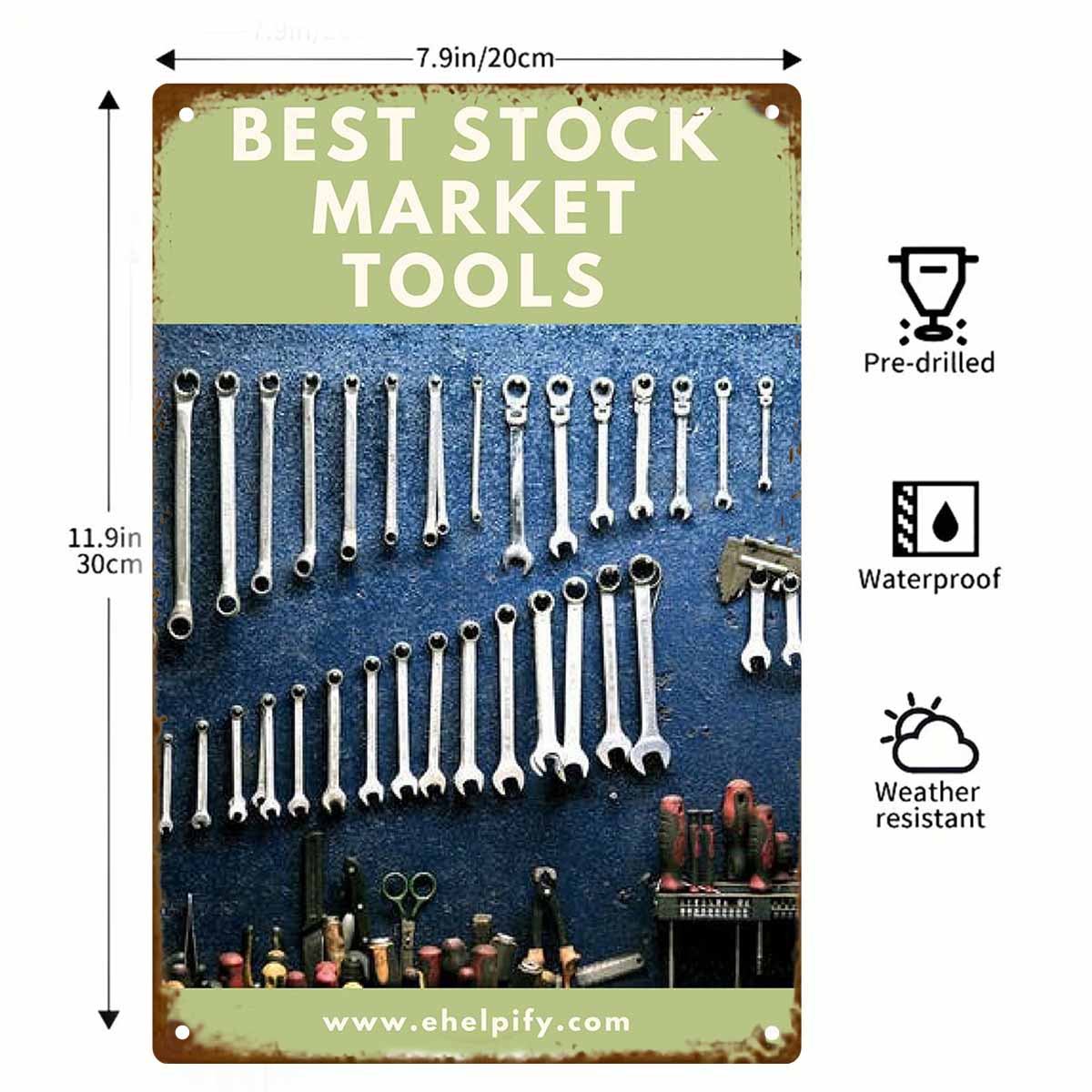 ป้ายโลหะติดผนัง 2D FLAT 1 ชิ้น - Gardening Tools Best บทวิจารณ์และราคา