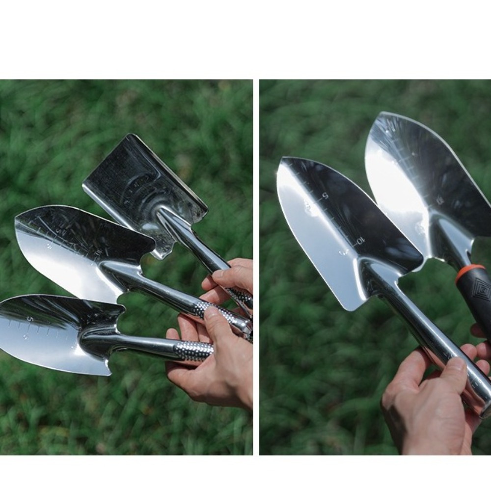 พลั่วสวนสแตนเลสใช้งานง่าย ทนทา - Garden Hand Trowel บทวิจารณ์และราคา