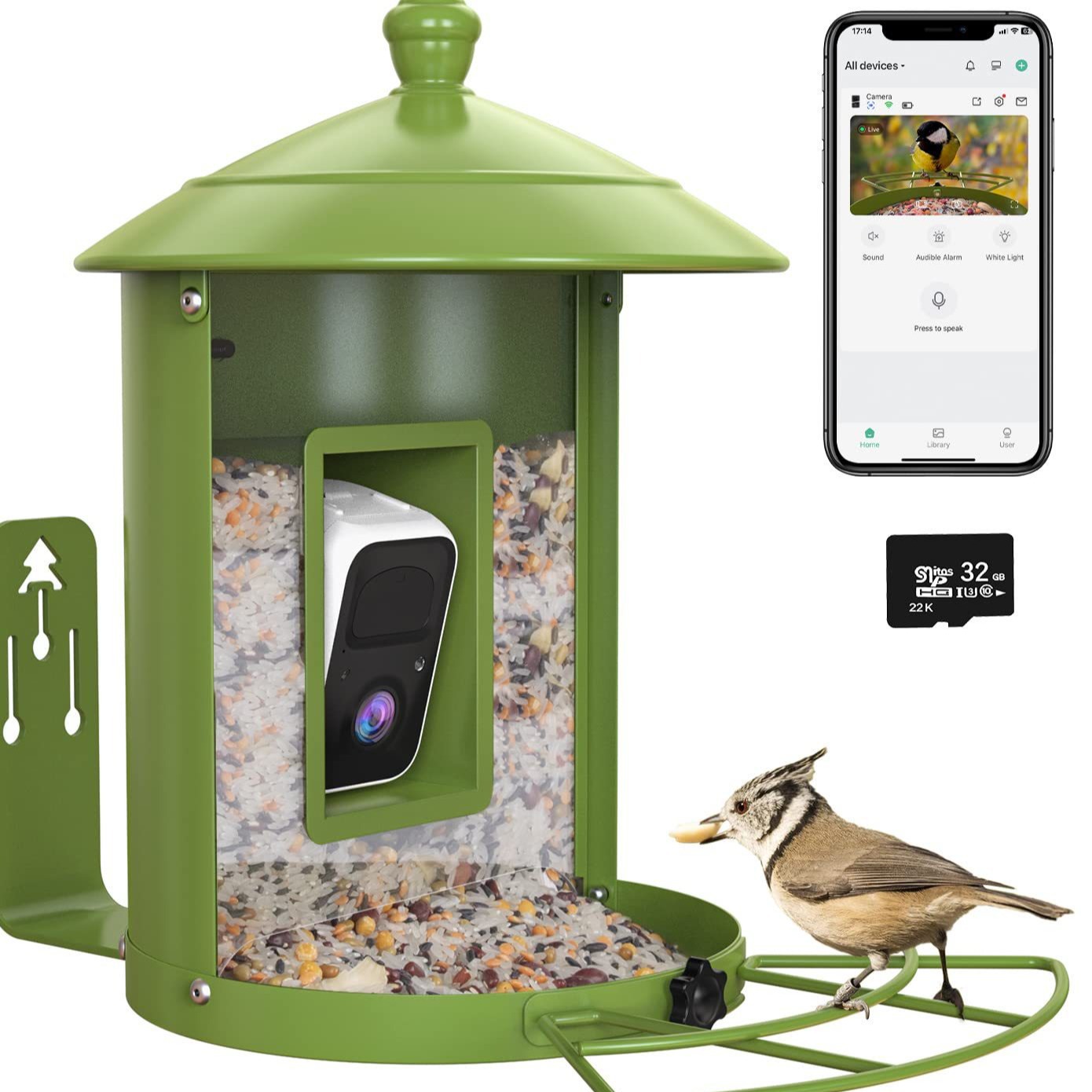 เครื่องให้อาหารนกอัจฉริยะ AI พ - Gardening Tools Definition บทวิจารณ์และราคา