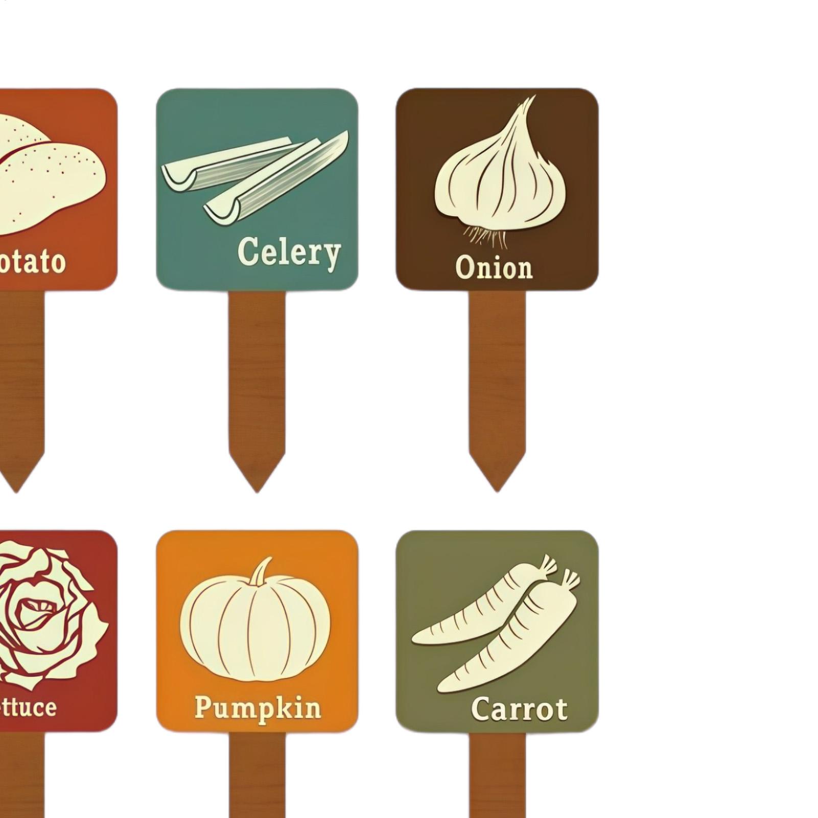 ป้ายสวนผัก 15 ชิ้น ป้ายรูปตัว  - Garden Row Marker บทวิจารณ์และราคา