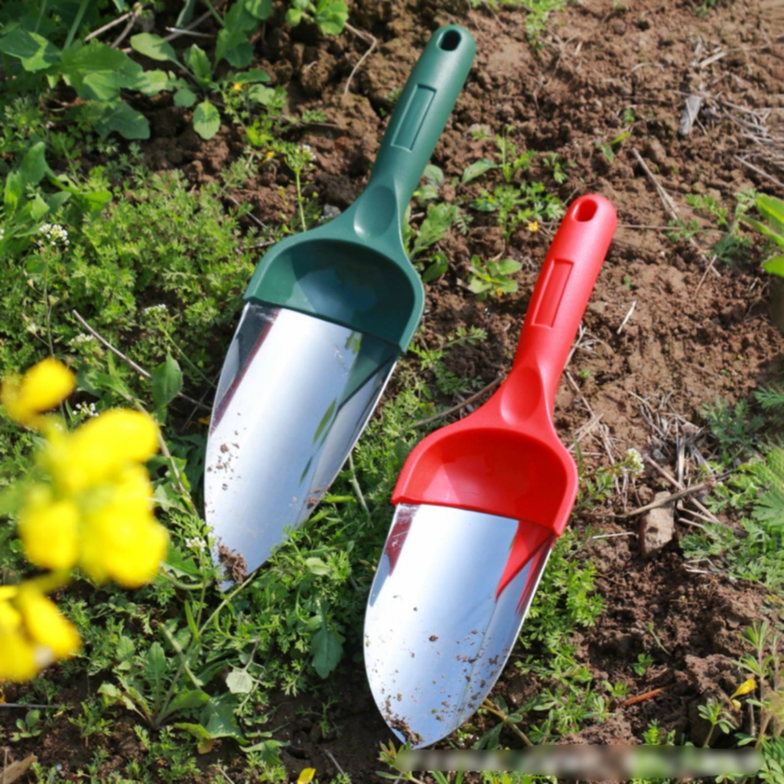 พลั่วสวนสแตนเลส พลั่วมือสแตนเล - Garden Hand Trowel บทวิจารณ์และราคา