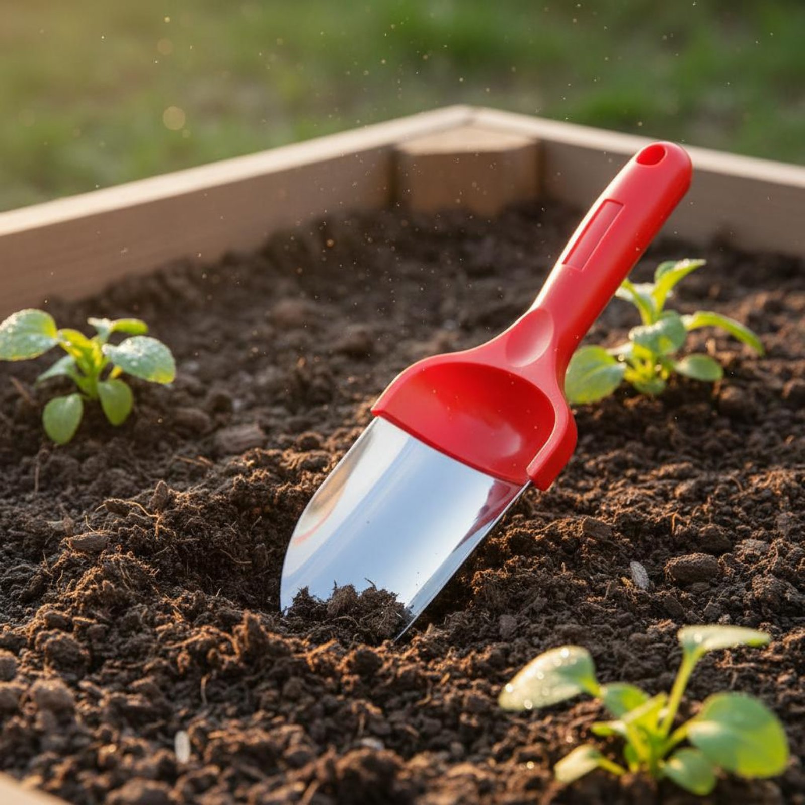 พลั่วสวนสแตนเลส พลั่วมือสแตนเล - Garden Hand Trowel บทวิจารณ์และราคา