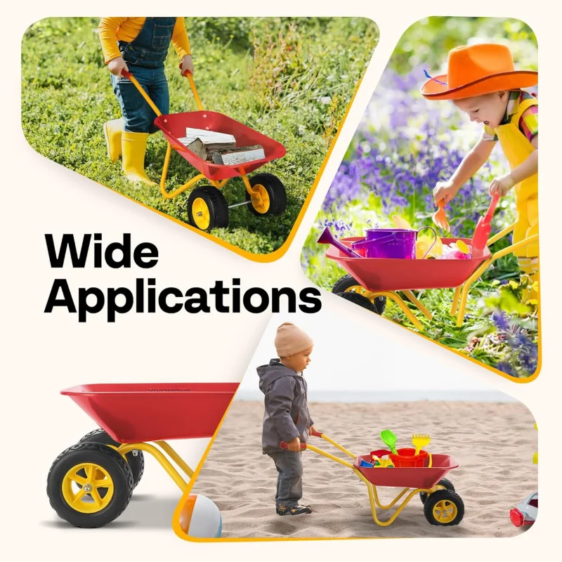 รถเข็นเด็กสำหรับทำสวน พร้อมชุด - Gardening Tools Gift Set บทวิจารณ์และราคา