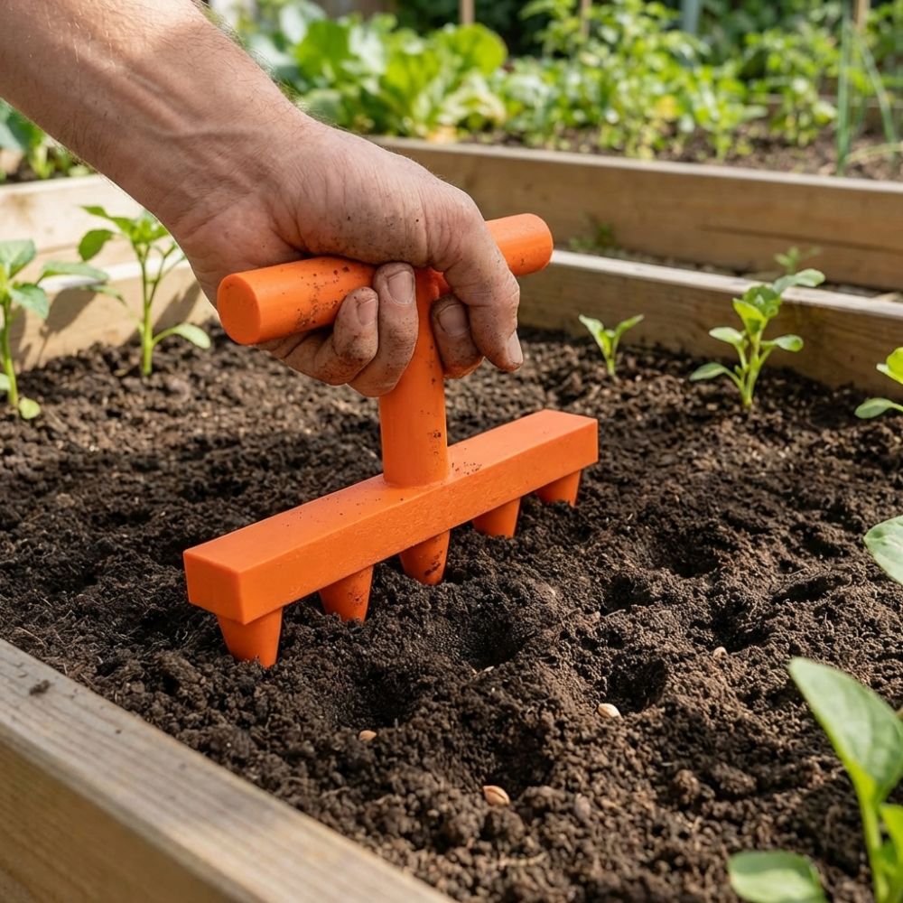 เครื่องมือเจาะดินพลาสติกทนทานแ - Garden Row Marker บทวิจารณ์และราคา