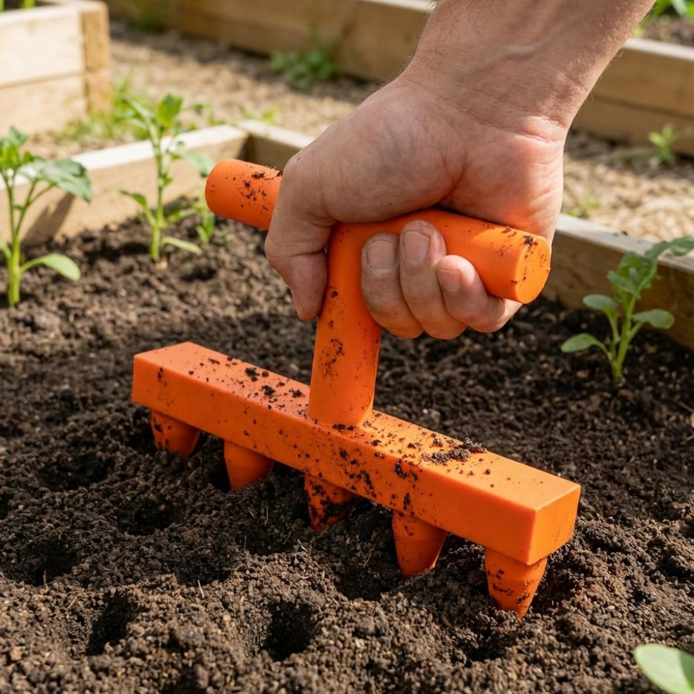 เครื่องมือเจาะดินพลาสติกทนทานแ - Garden Row Marker บทวิจารณ์และราคา